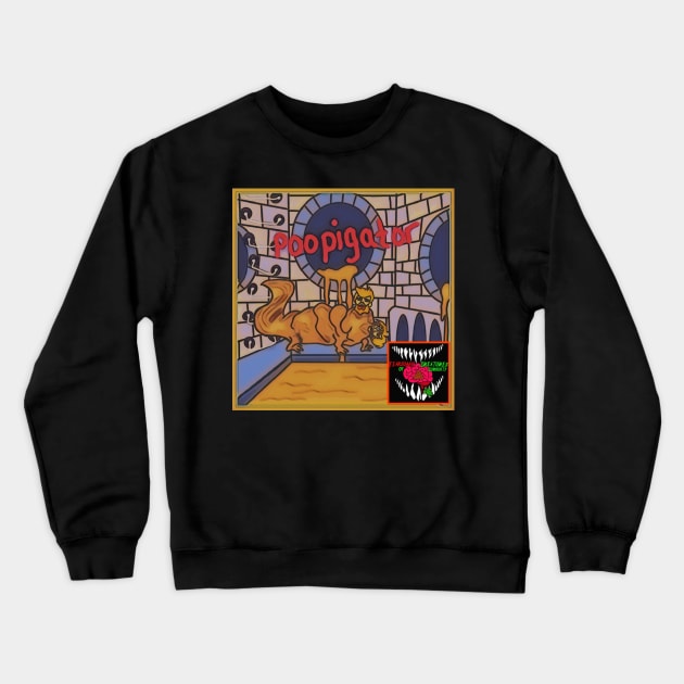 Poopigator Crewneck Sweatshirt by Cassie’s Cryptid Land